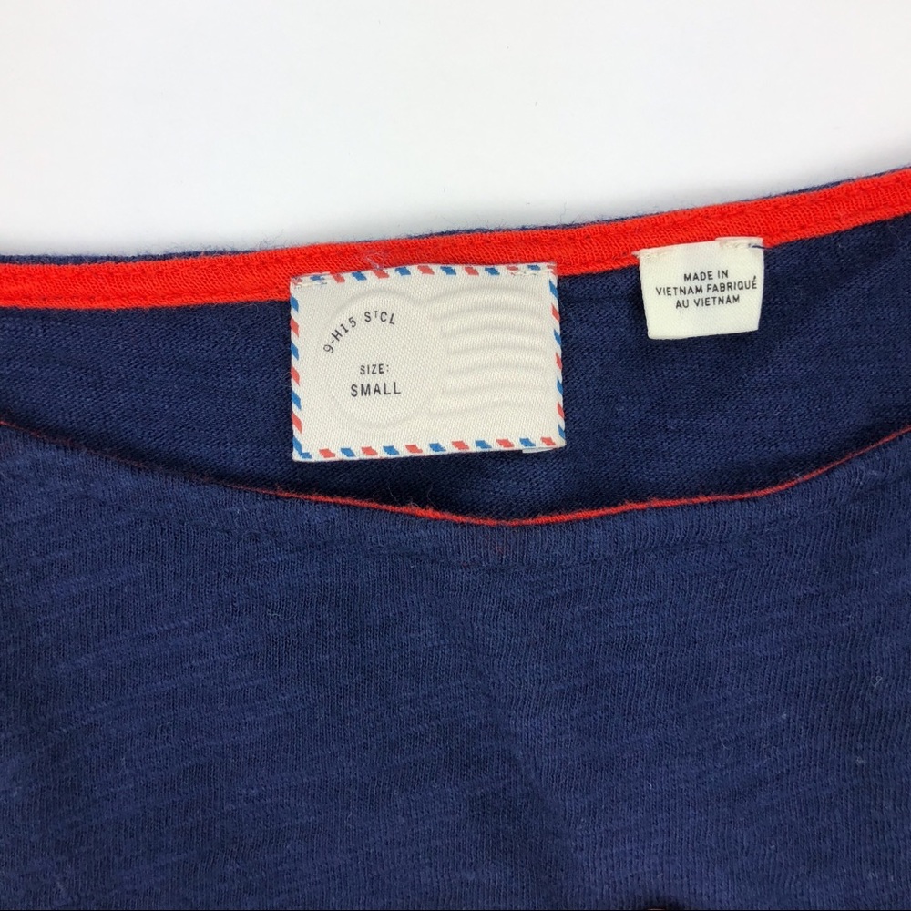 9-HI5 stcl Striped Block Jersey & Chambray Top - Picture 7 of 7